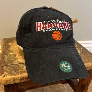 2012 Harvard Ivy League Basketball Champions Legacy Black Adustable Baseball Hat